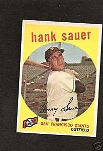 1959 Topps # 404 Hank Sauer NM  