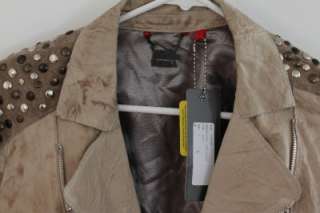   moto jacket~Washed lamb leather~Crudo~Small~$687 **SOLD OUT**  