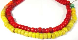 Old European Red & Yellow PADRE Trade Beads Africa 34  