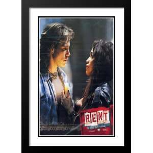  Rent 20x26 Framed and Double Matted Movie Poster   Style D 
