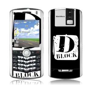  Music Skins MS DBLK10065 Blackberry Pearl  8100  D Block 