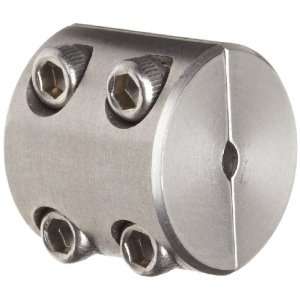 Climax Metal D2C 025 S Two Piece Clamping Collar, Double Wide 