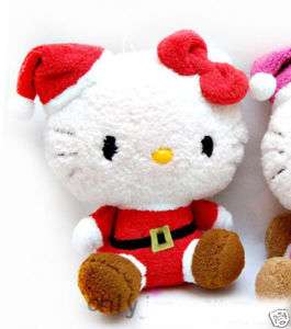 12 Sanrio HELLO KITTY Santa Claus Plush Doll Toy Doll  