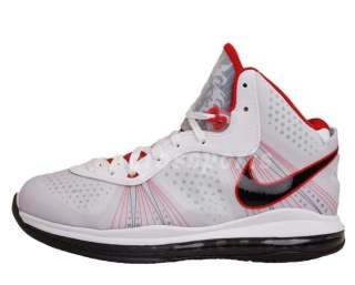 Nike LeBron 8 V2 Sport Heat James White Basketball Shoe  