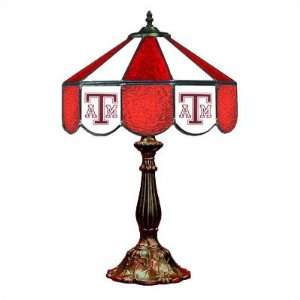 Wave 7 TAM 140   x Texas A&M University 14 Wide Table Lamp  