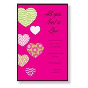  Heart Dance Party Invitations