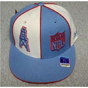 Size 7 1/4 New Throwback NFL Houston Oilers 3D Embroidered Fitted Cap 