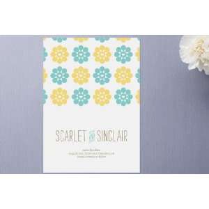  Sunflower Love Save the Date Cards by Waui Design 