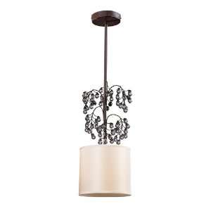  1  Light Pendant In Antique Darkwood