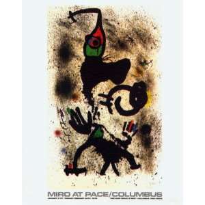 At Pace/Columbus (vertical) by Joan Miro, 22x36 