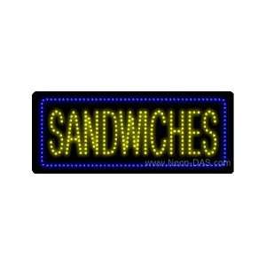  Sandwiches Outdoor LED Sign 13 x 32