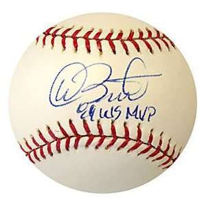  Dave Stewart 89 WS MVP Autographed / Signed Baseball 