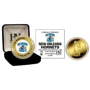  New Orleans Hornets 24Kt Gold And Color Team Logo Coin 