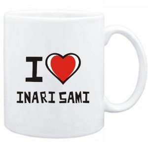    Mug White I love Inari Sami  Languages