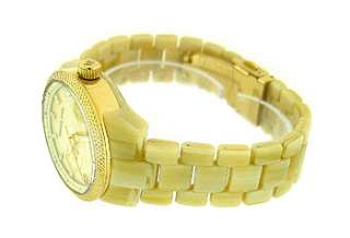 Michael Kors MK5400 Mother of pearl Round Dial Beige/white Plastic 