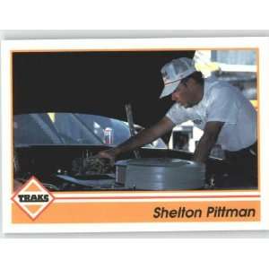  1992 Traks #176B Shelton Pittman BL   NASCAR Trading Cards 