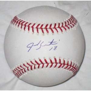  Jarrod Saltalamacchia Autographed Mlb Baseball Braves 