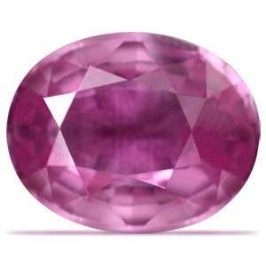  1.56 Carat Untreated Loose Pink Sapphire Oval Cut Jewelry