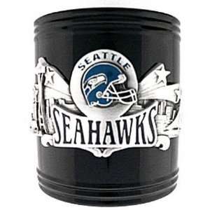 Seattle Seahawks Black Can Cooler 