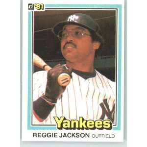  1981 Donruss #228 Reggie Jackson   New York Yankees 