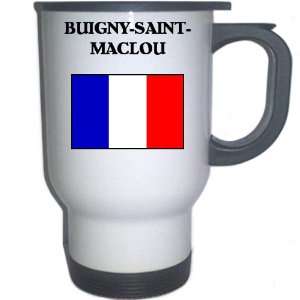  France   BUIGNY SAINT MACLOU White Stainless Steel Mug 