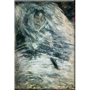  Camille Monet On Her Deathbed 11x16 Streched Canvas Art by 