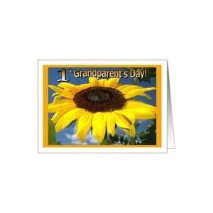  1st Grandparents Day, Sunflower Card Health & Personal 