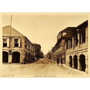  Virgin Islands Saint Croix Town   Original Photogravure Home