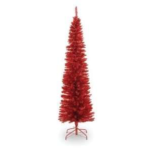  National Tree DEC2 503 70 C 7 ft. Slim Red Decorator 