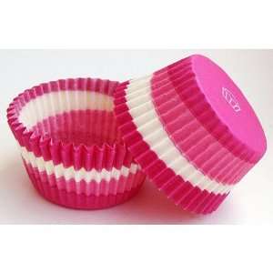  Jumbo Pink Swirl Cupcake Liners