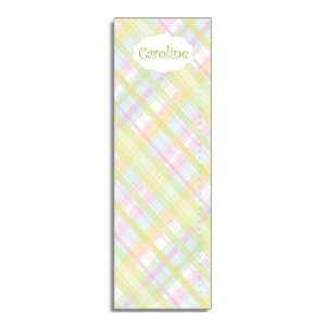  Pastel Madras Personalized Growth Chart 
