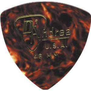 DAndrea 346 Rounded Triangle Celluloid Guitar Picks One 