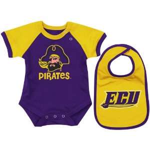  East Carolina Pirates Infant Purple First Down Creeper 