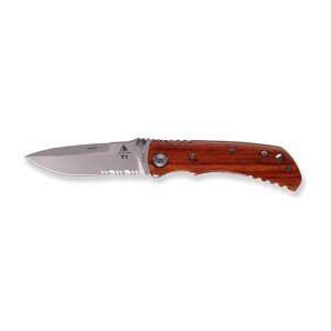  Lone Wolf Knives   Harsey T1 Tactical Folder, Rosewood 