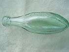 VINTAGE EMBOSSED PATONS LIMITED MANCHESTER TORPEDO SODA GLASS BOTTLE 
