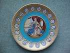 STUNNING LARGE 17.8 ANTIQUE HAND PAINTED PORTRAIT CHARGER PLATE