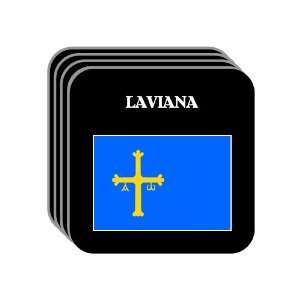  Asturias   LAVIANA Set of 4 Mini Mousepad Coasters 