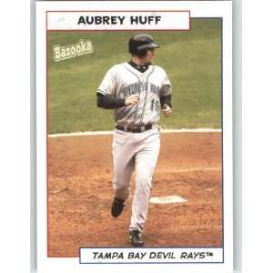  2005 Bazooka #153 Aubrey Huff   Tampa Bay Devil Rays 