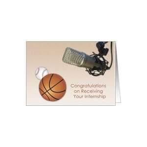  Sports Internship Broadcasting, Microphone, Baseball and 
