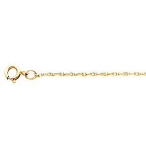  24 Inch 14K Yellow Gold Solid Rope Chain Jewelry
