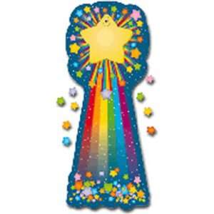  Rainbow Star Bulletin Board Set by Carson Dellosa