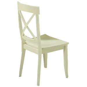 Home Styles Antique White X Back Side Chair 