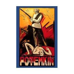   Potemkin   Artist D. Rudeman  Poster Size 28 X 19