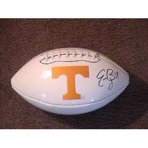 ERIC BERRY SIGNED AUTOGRAPHED LOGO FOOTBALL TENNESSEE VOLS COA 
