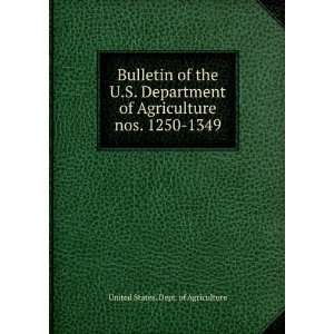   Department of Agriculture. nos. 1250 1349 United States. Dept. of