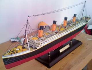 Royal cruise large Titanic ships assembled model 2012 new light 