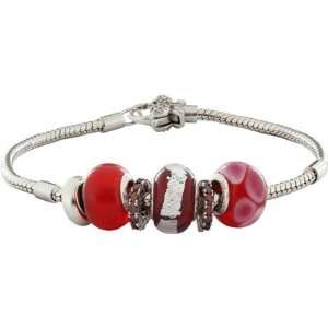  Chrysalis 925 Sterling Silver Texas Red Bead Charm 