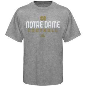  adidas Notre Dame Fighting Irish Youth Dash T Shirt   Ash 