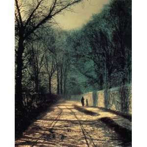  TREE SHADOWS ON THE PARK WALL, ROUNDHAY, LEEDS BY JOHN 