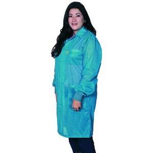 Desco 73650 Smock Statshield Labcoat with Cuffs, 38 Length, X Small 